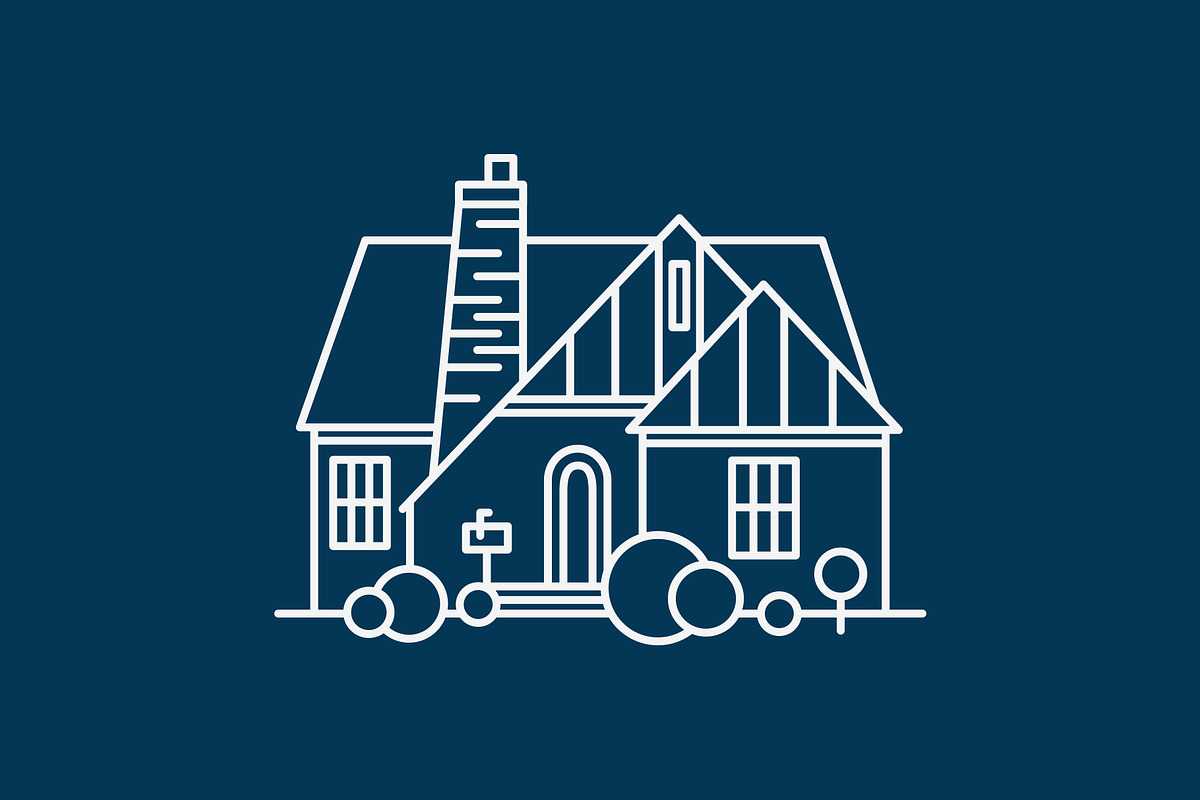 House Icon Pack, an Outline Icon by Steve Wolf Designs (Photo 3 of 6)