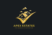 Real Estate Logo. Home logo vector, a Branding & Logo Template by Master Design (Thumbnail 1 of 3)