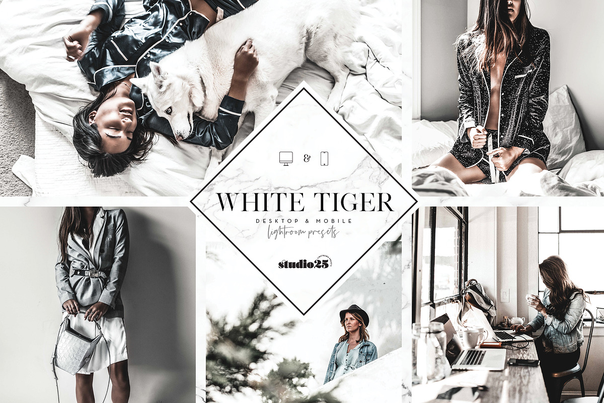 Bright white blogger preset