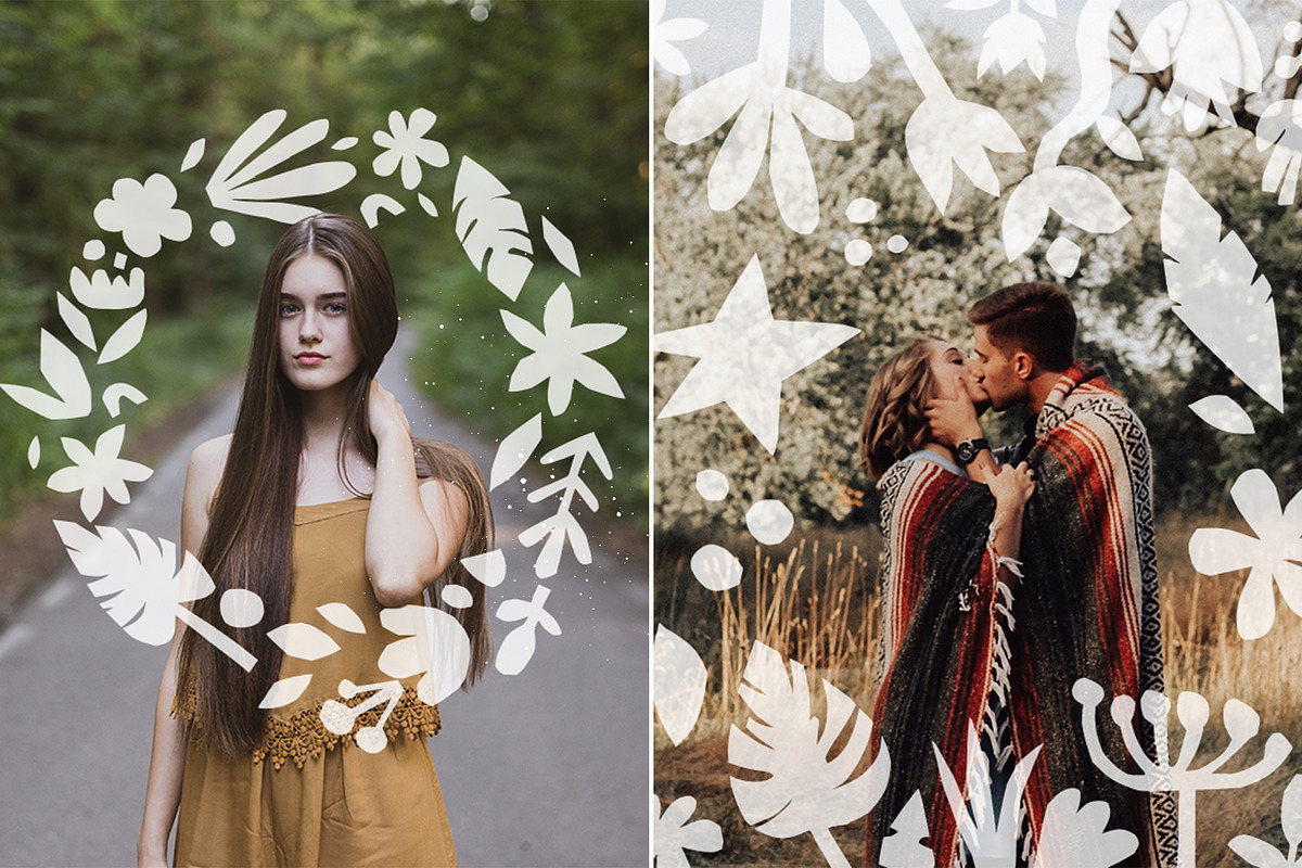 426 Cutout Floral Elements, a Decorative Illustration by Favete Art (Photo 12 of 13)
