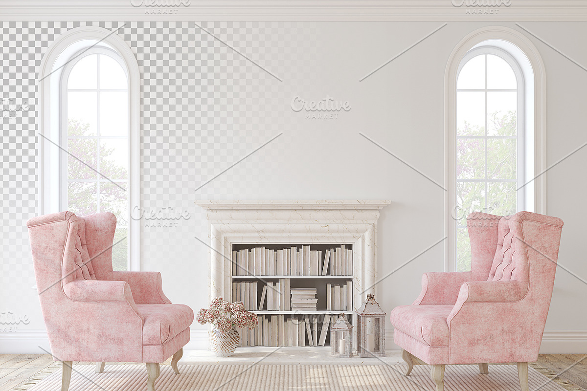 ROSIE'S HOME Wall&Frame Mockups, a Poster Template by MyHomeMockups (Photo 3 of 11)