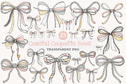Coastal Coquette Bows PNG Clipart, a Seasonal Illustration by Designworld (Thumbnail 1 of 8)