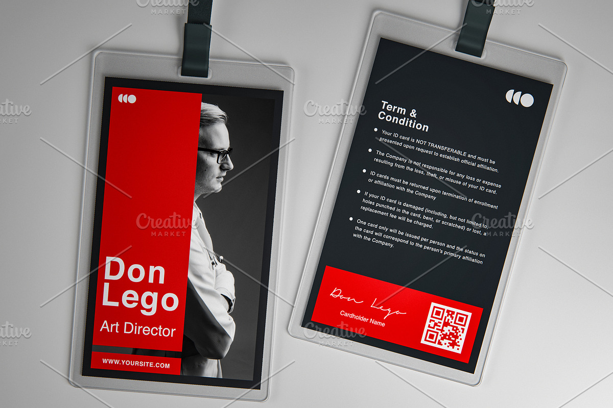 ID Card Badge - Indianapolis, a Card Template by Aprndy85 (Photo 2 of 2)