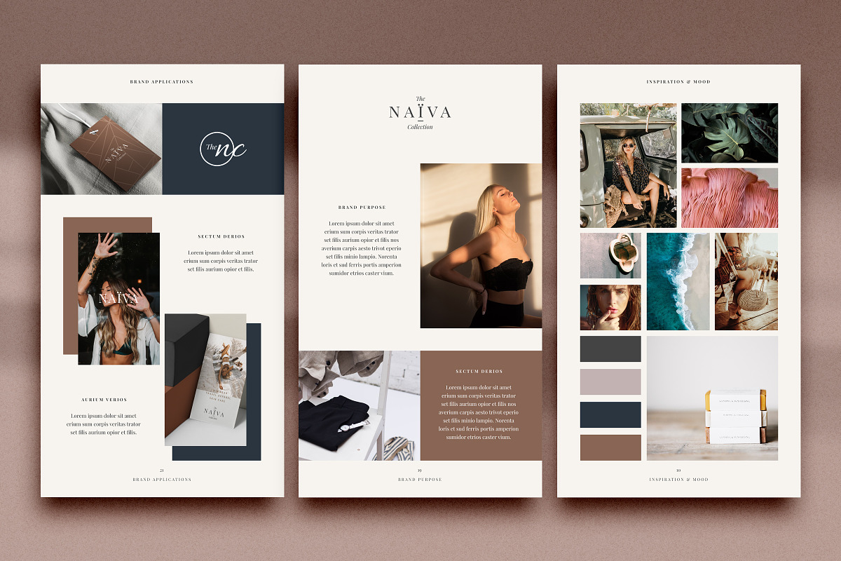 Naiva - Brand Sheets Collection, a Presentation Template by The Iconic (Photo 4 of 10)