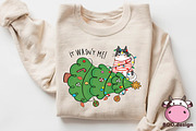 Funny Christmas Cat Design Bundle, a Graphic by Boodesign (Thumbnail 6 of 6)