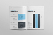 FLORA | Brand Guidelines Template, a Brochure Template by KreateTribe (Thumbnail 5 of 9)