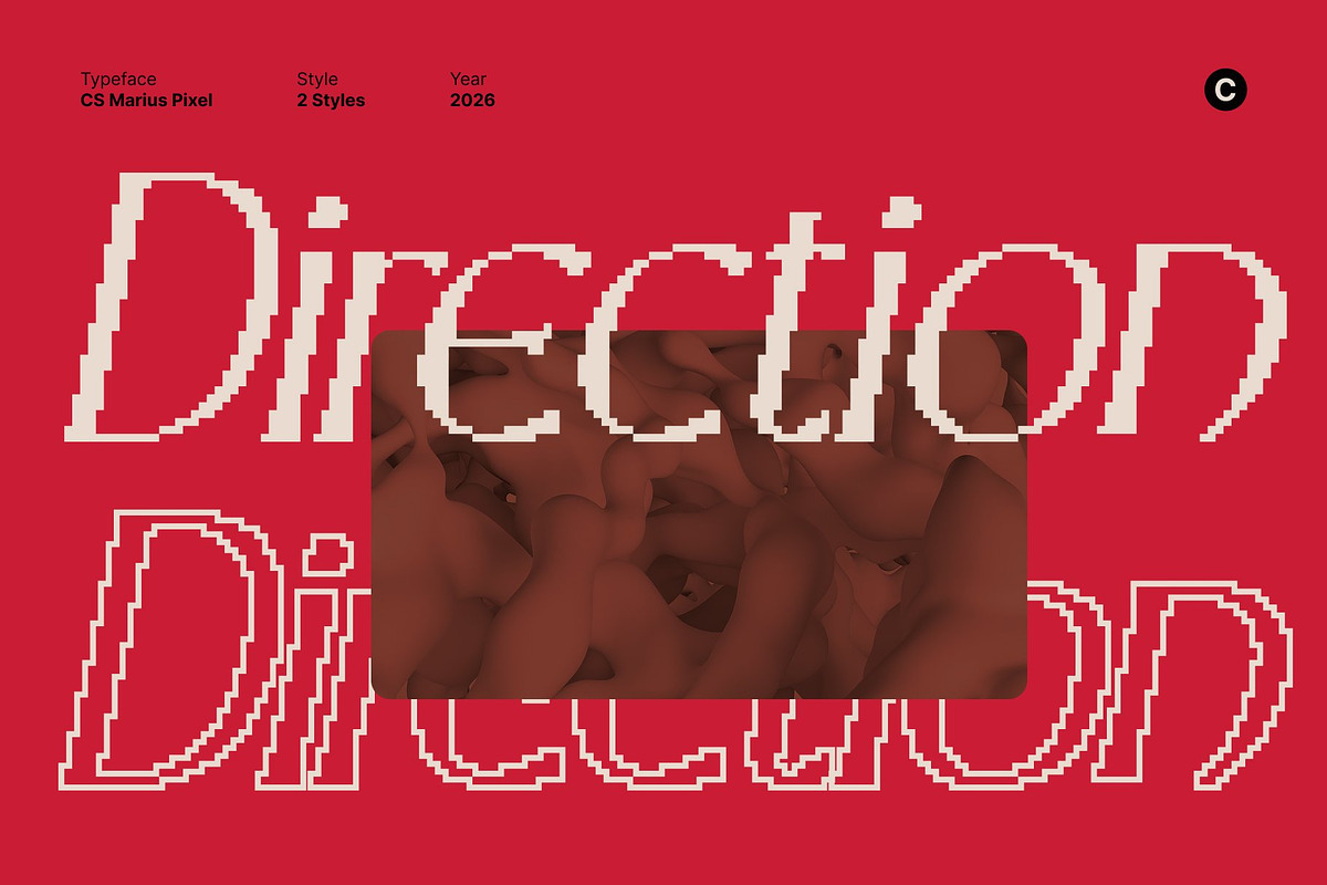 CS Marius Pixel, a Serif Font by Craft Supply Co. (Photo 7 of 8)
