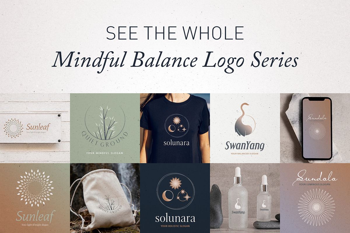 Spiritual Sun Moon Logo - Canva & AI preview 7