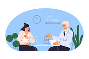 Medical examination & health checkup, a Healthcare Illustration by Good Studio (Thumbnail 11 of 19)