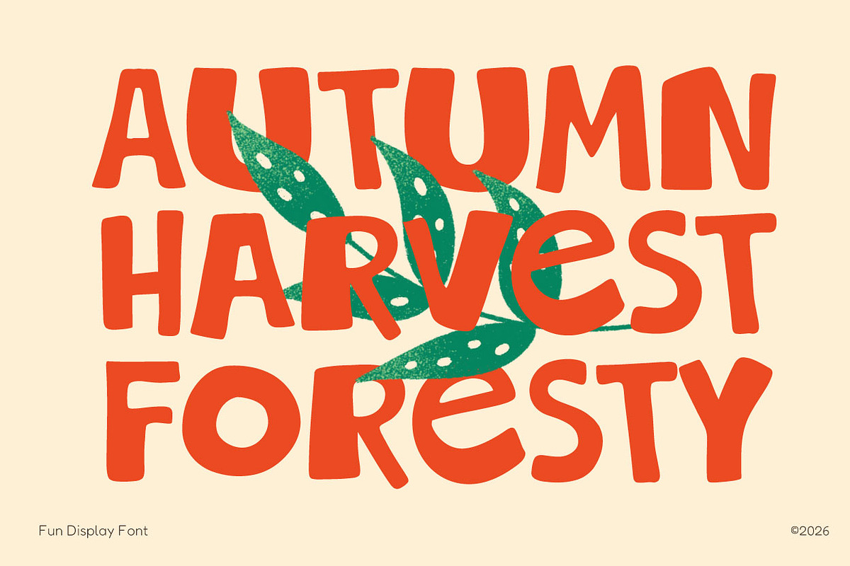 Mushbie; Fun Display Font, a Sans Serif Font by Eko Bimantara (Photo 4 of 10)