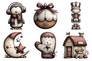Gingerbread Christmas PNG Clipart, an Illustration by Daily.Designs (Thumbnail 3 of 5)
