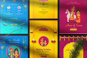 Wedding Invitation Cards Set, an Invitation Template by Creative Hatti (Thumbnail 2 of 6)
