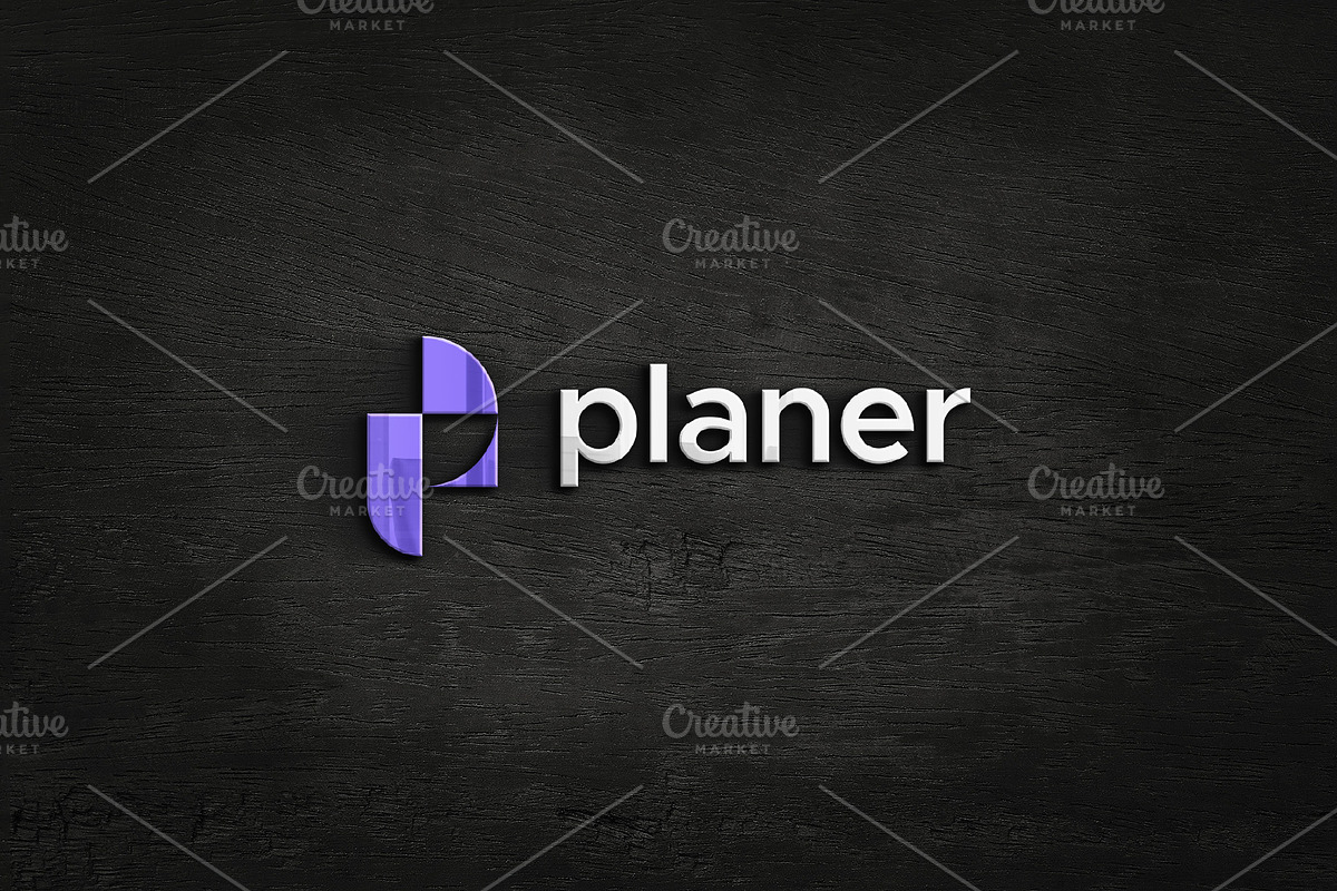 P Letter Monogram Symbol Logo Design, a Branding & Logo Template by Amadul11 (Photo 4 of 4)
