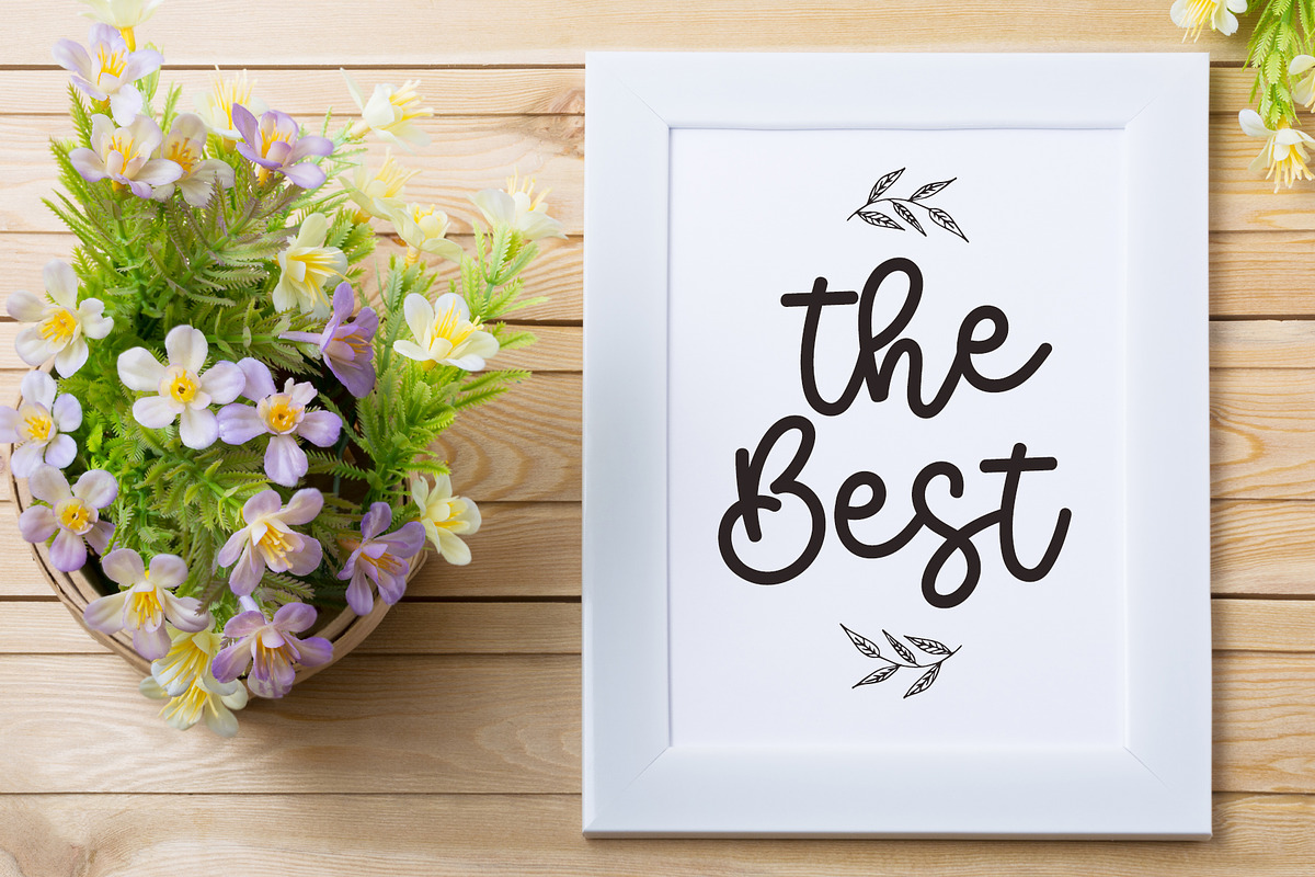 Rosemary - Cute Monoline Font, a Script Font by Airotype (Photo 5 of 9)