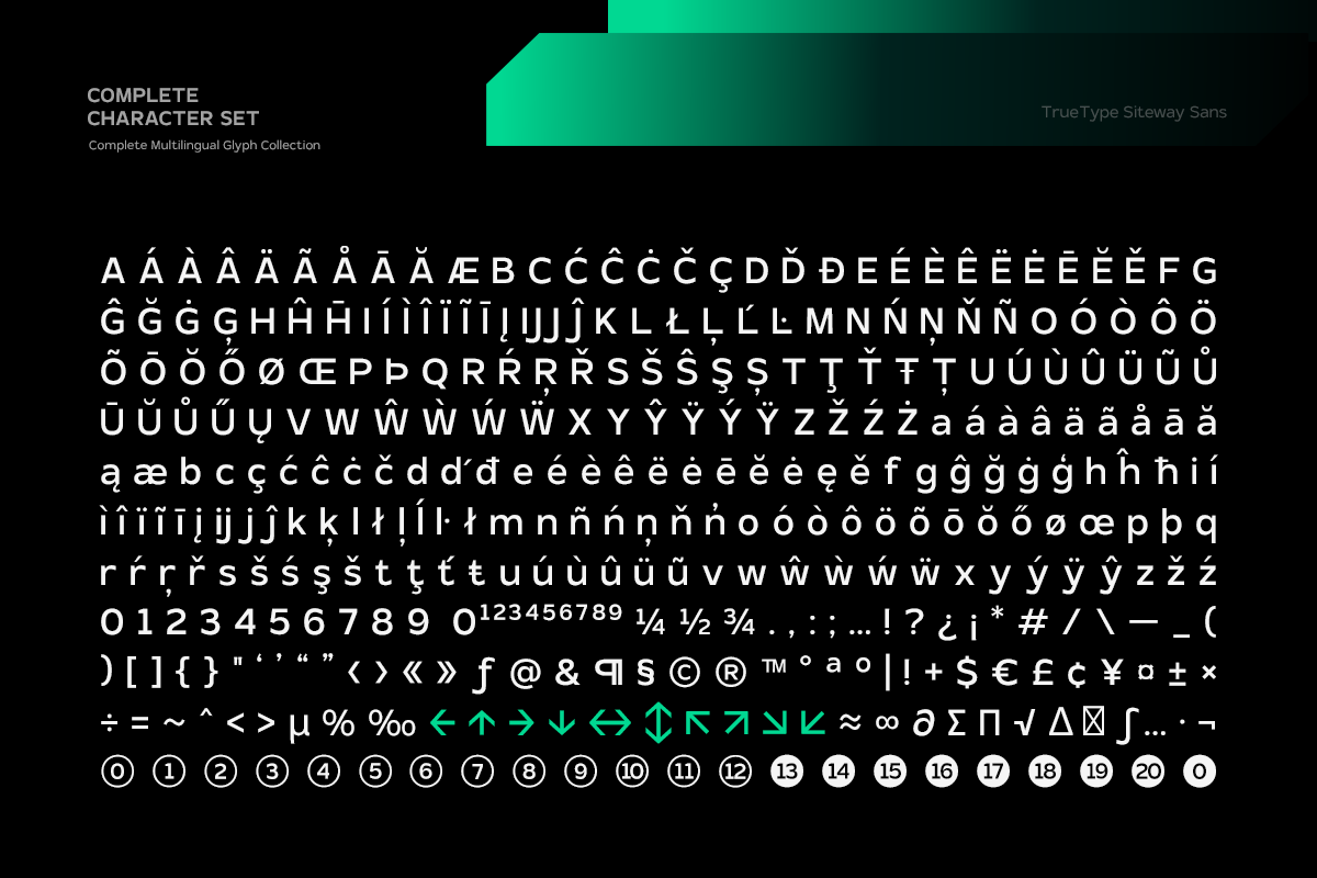 TRT Monexa Modern Sans Typeface, a Sans Serif Font by truetype (Photo 12 of 15)