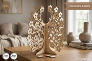 3D Family Tree Stand SVG Bundle, a Decorative Illustration by svgocean (Thumbnail 11 of 14)