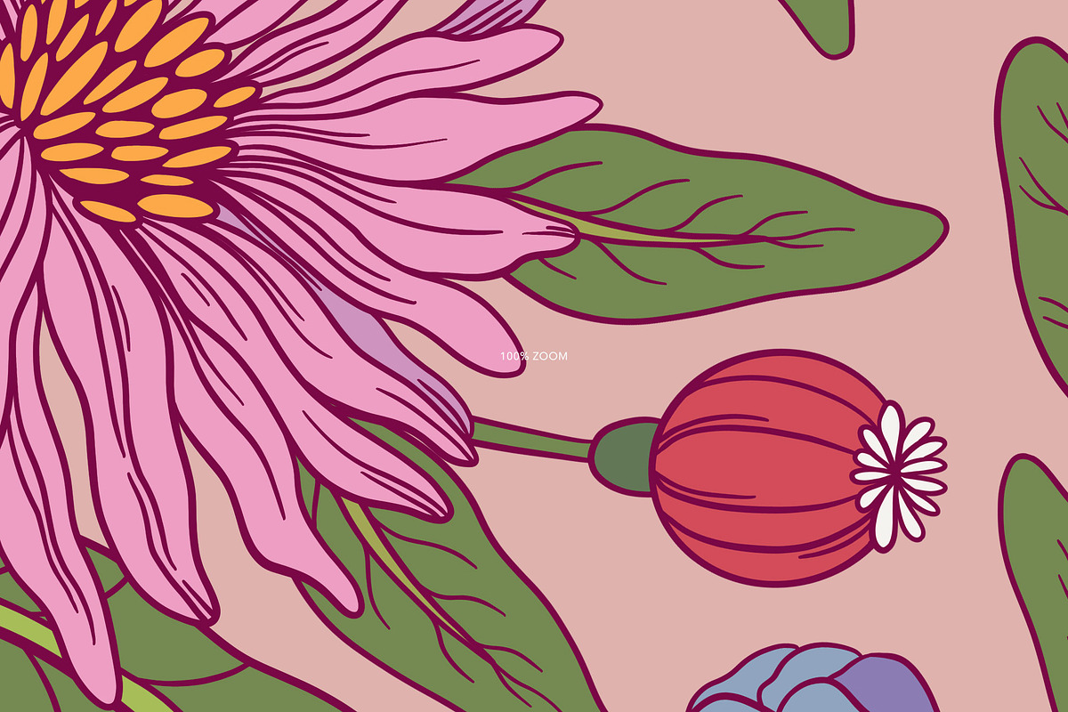 Floral Modern Pattern and Graphics, a Pattern Graphic by likorbut (Photo 9 of 10)