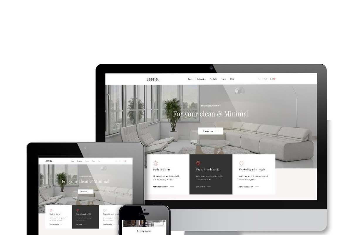 LEO JESSIE - FURNITURE AND HOME DECO, a Bootstrap Template by LeoTheme (Photo 2 of 8)
