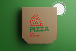 Pizza Box Mockup & Scene Creator