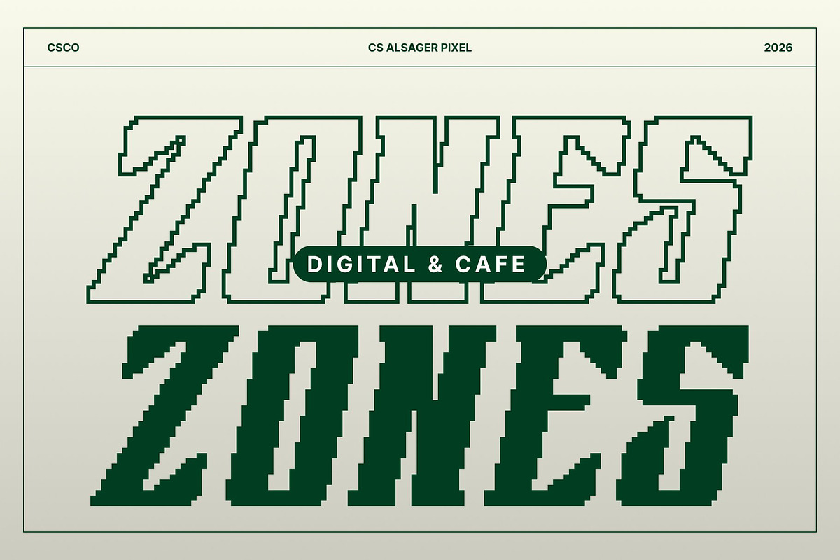 CS Alsager Pixel, a Serif Font by Craft Supply Co. (Photo 3 of 8)