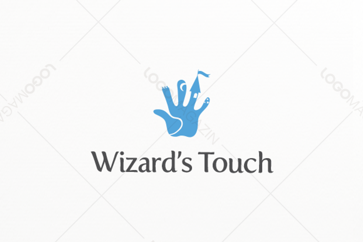 Wizard Touch Logo Template, a Branding & Logo Template by LogoBuy (Photo 2 of 4)