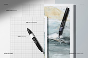 Colored Pencils & Paper Pads Mockup, a Pens & Pencil Mockup by creatsy5 (Thumbnail 3 of 6)