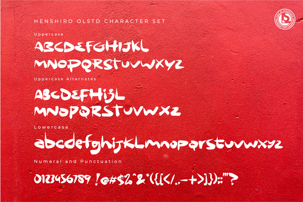 Henshiro Olstd - Japan Style, a Handwritten Font by Olexstudio (Photo 6 of 6)