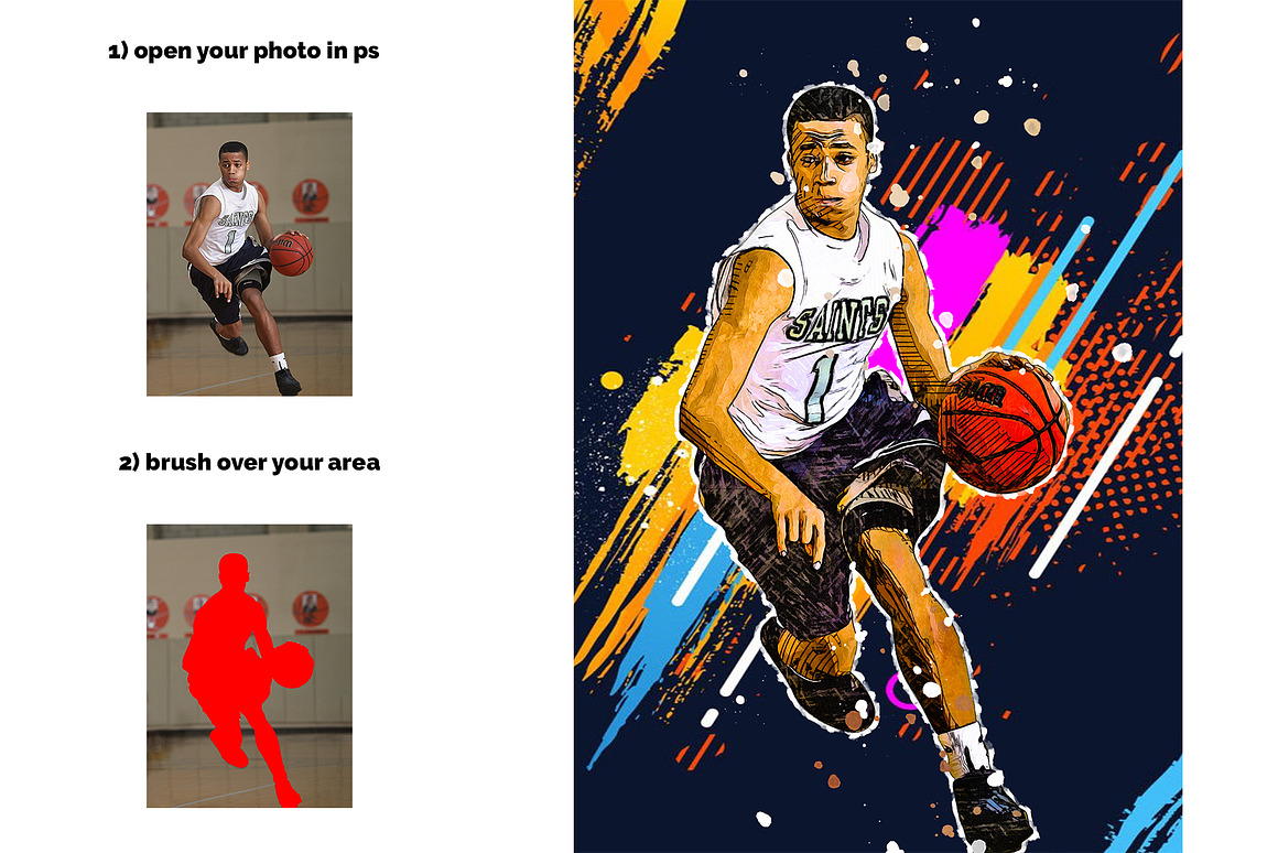 830 Creative Photoshop Action BUNDLE, an Action Add-On by Design Forest (Photo 115 of 133)