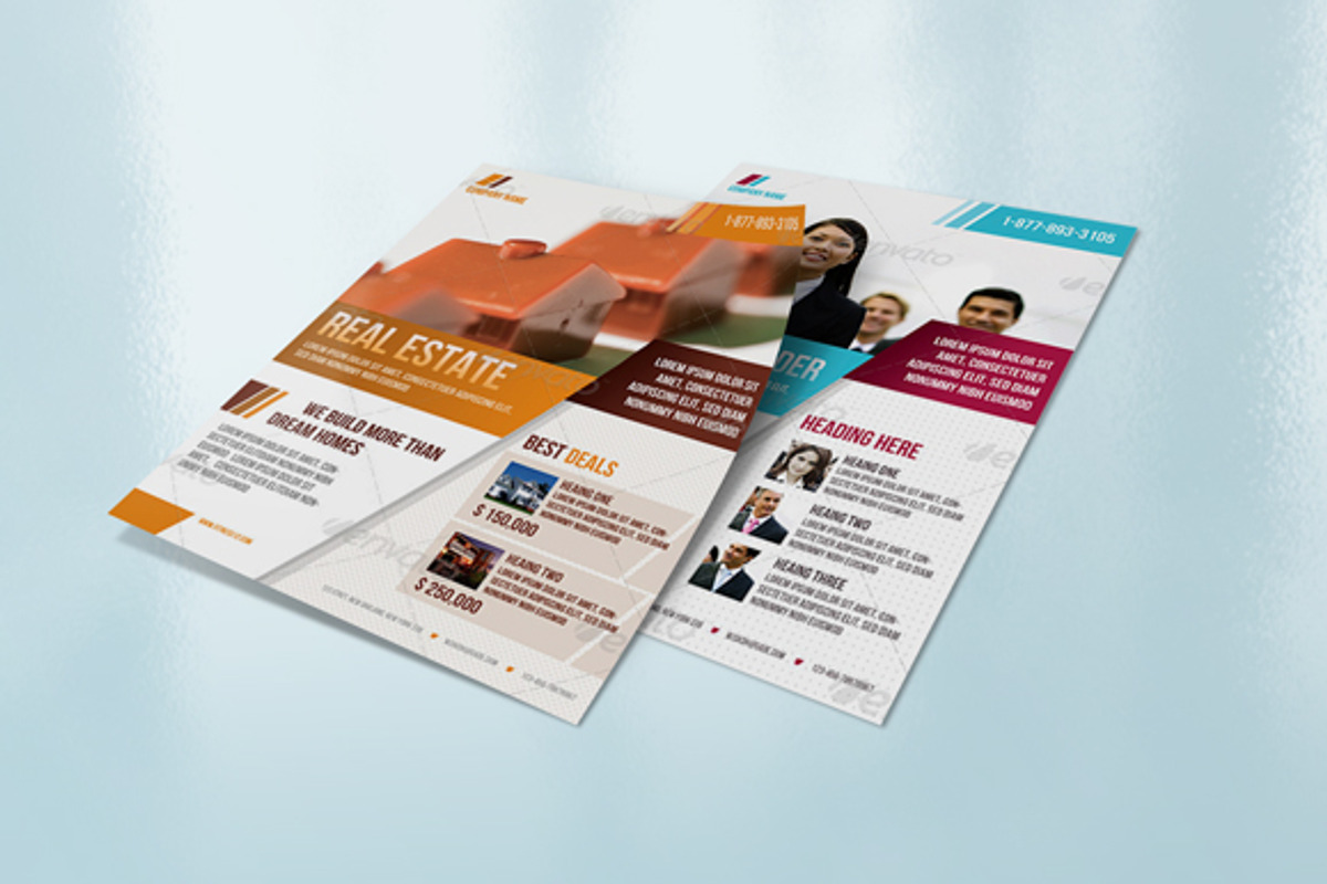 Flyer Mockup, a Print Template by My Code Std