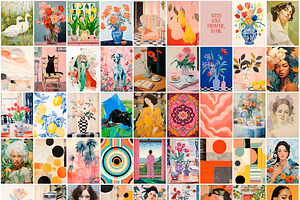 Maximalist Gallery. 200 Prints