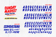 Sunday Market - Vintage Font Duo, a Script Font by ikiiko (Thumbnail 6 of 7)