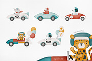 Little racers. Watercolor collection, an Animal Illustration by AfonshinaArt (Thumbnail 11 of 14)