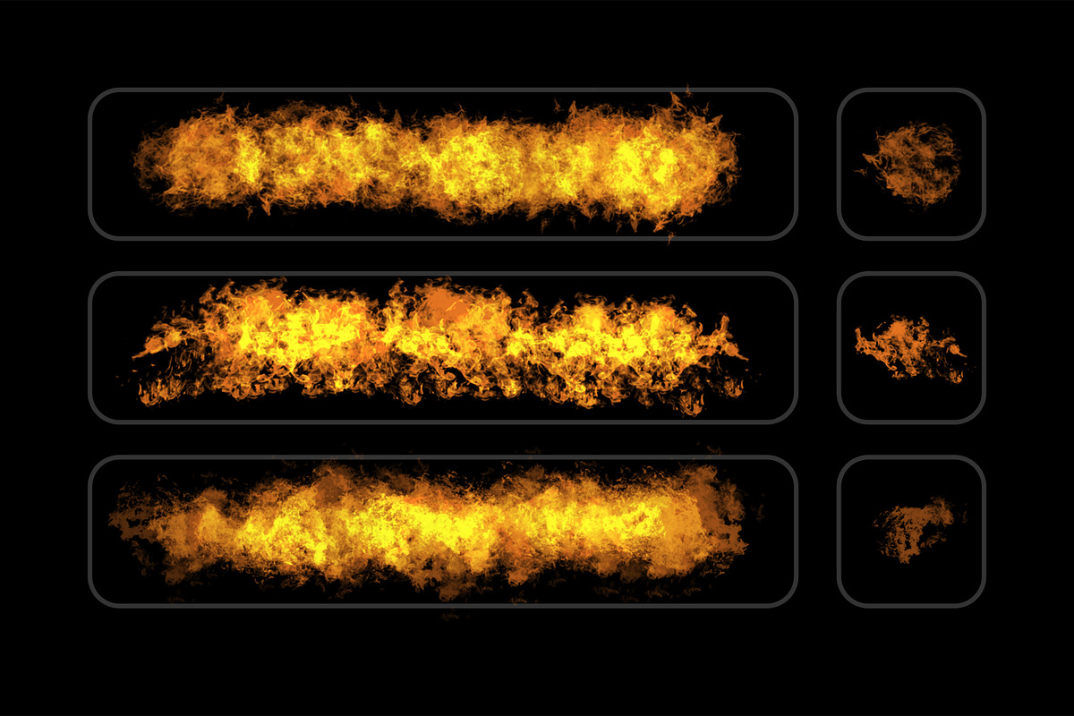 Dynamic Fire Photoshop Brushes, a Brush Add-On by Mohamed Saber (Photo 4 of 7)