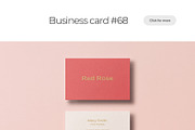 Business Card Mockup Template Bundle, a Business Card Template by PrintPixel (Thumbnail 37 of 104)