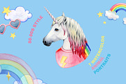 90s Dressed up watercolor animals, an Animal Illustration by AnastasiaFears (Thumbnail 1 of 11)