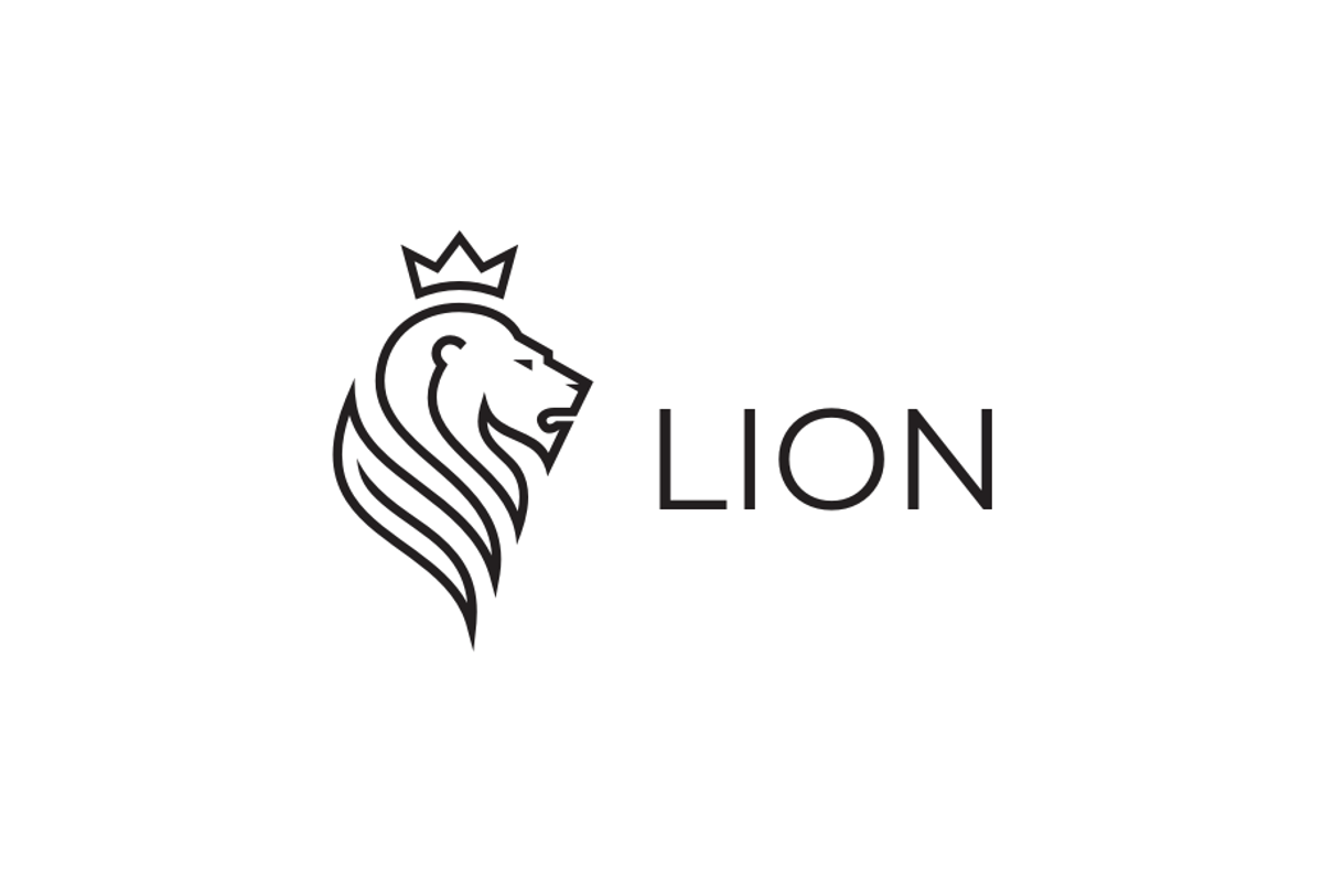 Monoline King Lion Logo preview 3