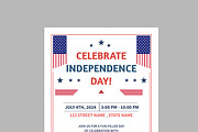 Fourth Of July Flyer Template, a Flyer Template by MightyDesign (Thumbnail 4 of 8)