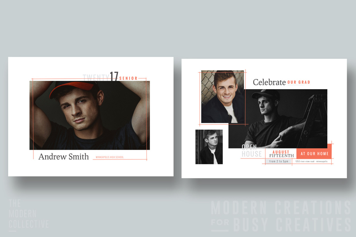 Graduation Card | Boxout Graduate, a Card Template by The Modern Collective