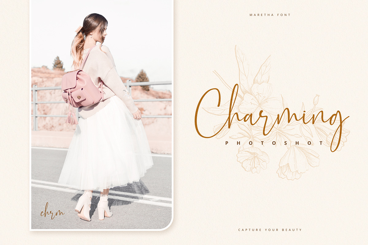 Maretha Script, a Script Font by MJB Letters (Photo 2 of 13)