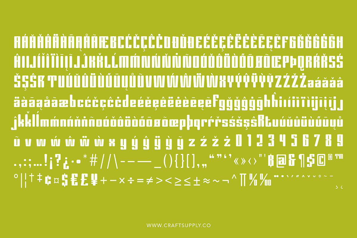 Calpina - Y2k Retro Font, a Sans Serif Font by Craft Supply Co. (Photo 6 of 8)