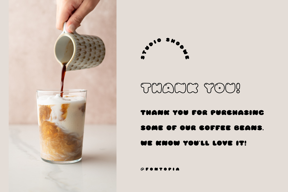 Retro Bubble Display Font-Gummy Soda, a Handwritten Font by ZoloDesignHub (Photo 6 of 8)