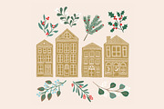 Gingerbread Holiday Illustrations, an Illustration by Abigail Creative (Thumbnail 1 of 7)