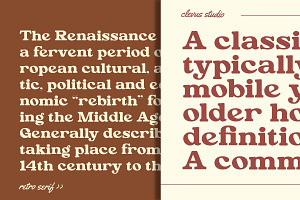 Autumn Sweet Modern Bold Serif