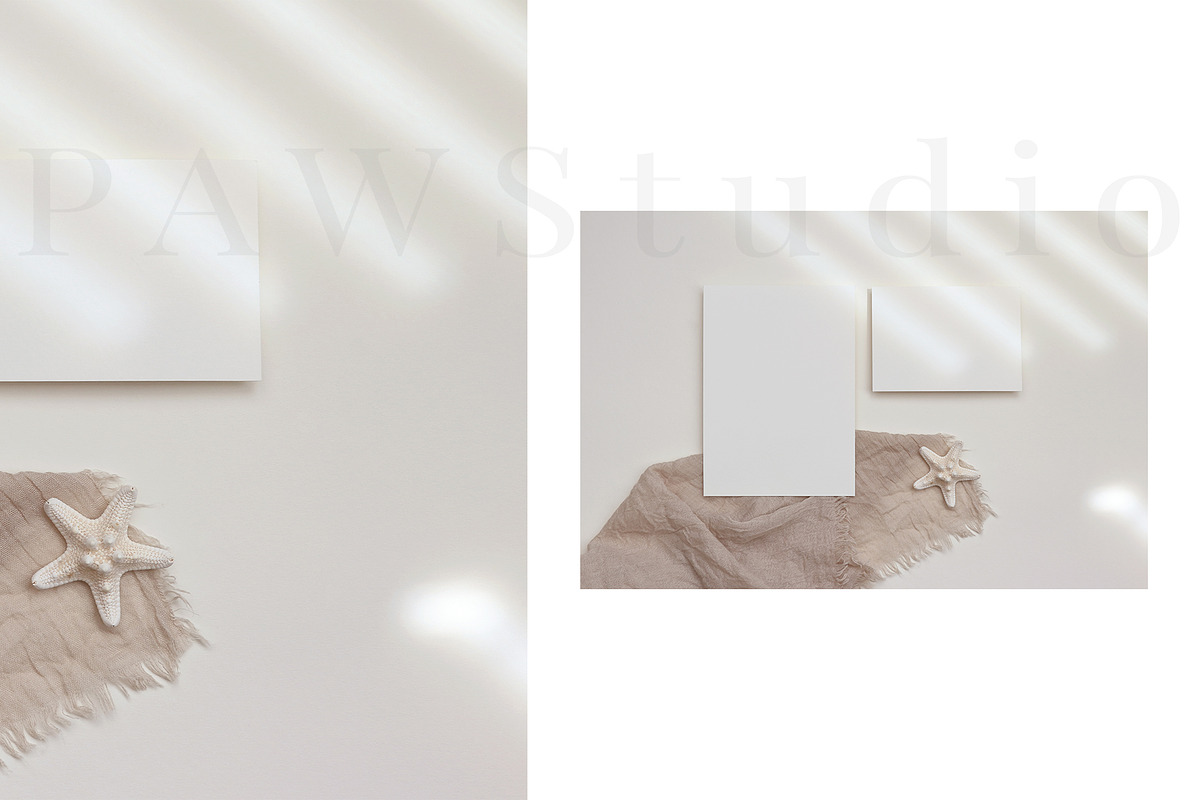 Cards Mockup 5x7 & 5x3.5, a Product Mockup by PawMockups (Photo 3 of 8)
