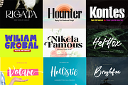 Fabulous Font Bundles, a Script Font by Gatype (Thumbnail 12 of 18)