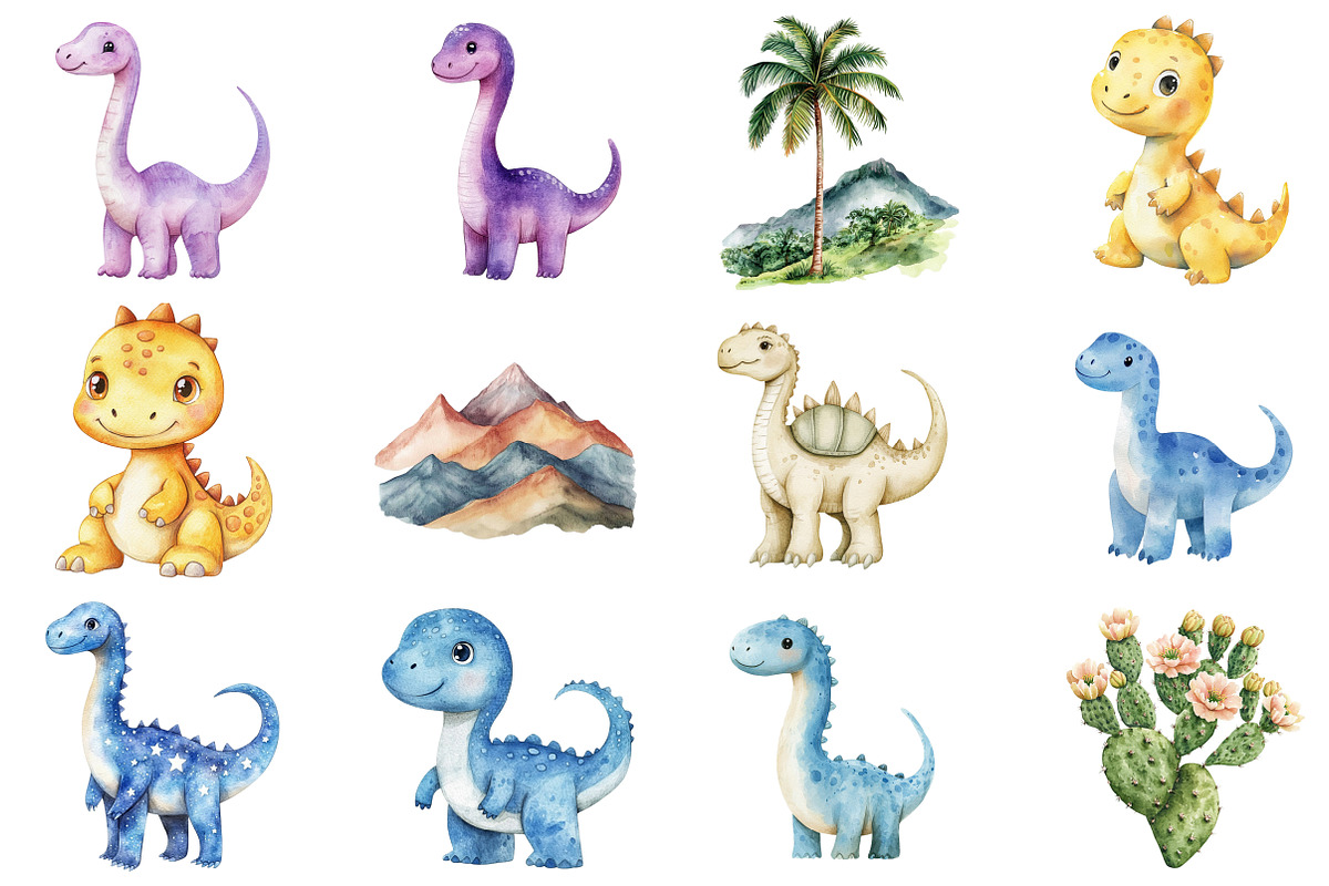 Paleontology Dinosaur Animal, an Illustration by CitraGraphics (Photo 3 of 5)