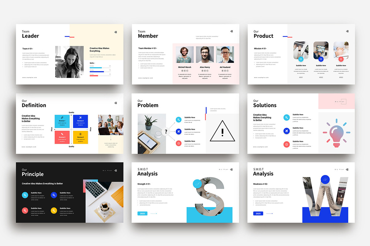 Business Plan Presentation Template, a Design Template by Dream-Lab (Photo 3 of 4)