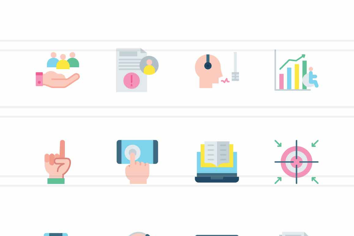 25 Digital Accessibility Icons, an Icon by IconBunny (Photo 2 of 2)