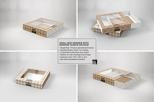 Small Box Drawer WindowSleeve Mockup