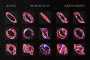 Sci-Fi Glass Abstract 3D PNG Shapes, an Object Graphic by stasylionet (Thumbnail 4 of 10)